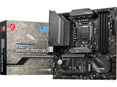 MSI MAG B560M MORTAR 5066MHz(OC) DDR4 Soket 1200 M.2 HDMI DP mATX Anakart
