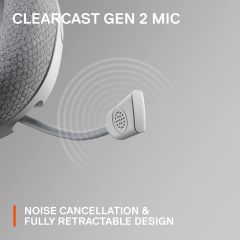 SteelSeries Arctis Nova 1P Hi-Fi Kablolu Beyaz Oyuncu Kulaklığı