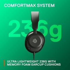 SteelSeries Arctis Nova 1X Hi-Fi Kablolu Siyah Oyuncu Kulaklığı