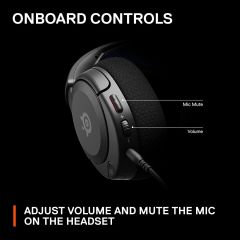 SteelSeries Arctis Nova 1P Hi-Fi Kablolu Siyah Oyuncu Kulaklığı