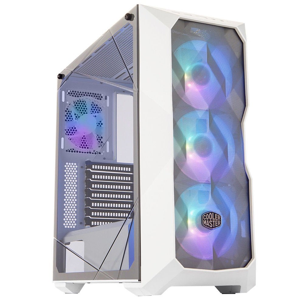 Cooler Master MasterBox TD500 650W 80+ Bronze Mesh Beyaz 4x ARGB USB 3.2 Mid Tower Kasa