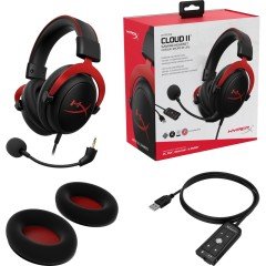 HyperX Cloud II 7.1 Surround Kırmızı Gaming Kulaklık
