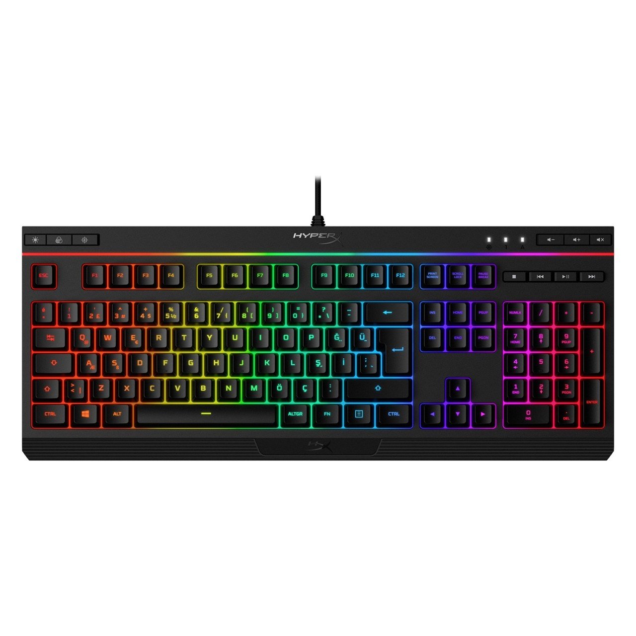 HyperX Alloy Core Membran Türkçe RGB Gaming Klavye