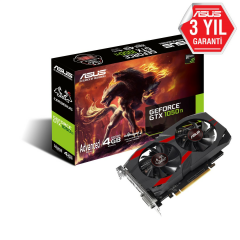 Asus Nvidia Geforce GTX 1050 Ti Cerberus 4GB DDR5(DX12) PCI-E 3.0 Ekran Kartı (CERBERUS-GTX1050TI-O4G)