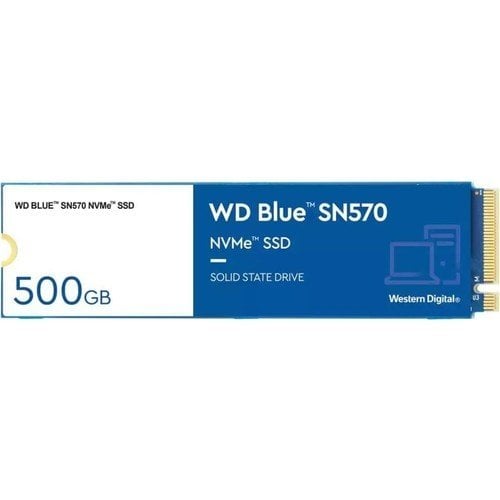 WD 500GB Blue SN570 Gen3x4 M.2 2280 SSD (3500MB Okuma / 2300MB Yazma)