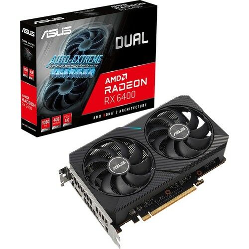 ASUS Radeon RX 6400 DUAL 4GB GDDR6 64 Bit Ekran Kartı