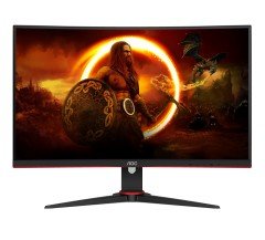 AOC 23.6 C24G2AE 165Hz 1ms 2xHDMI DP VGA VA FHD FreeSync Premium Curved Gaming Monitör