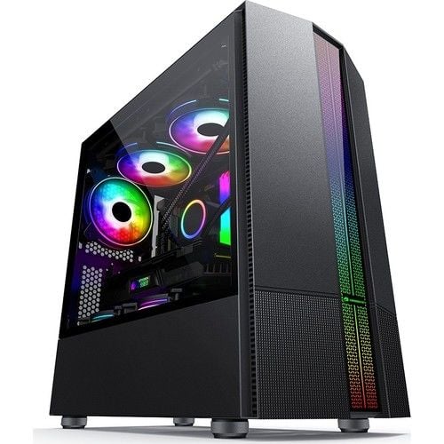 GameBooster GB-M201B ARGB 600W 80+ USB 3.0 Mini Tower Kasa