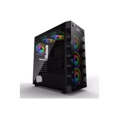 POWER BOOST X59 RGB 650w 80+ USB 3.0 Tempered Glass 6 xRGB Fanlı Gaming Kasa