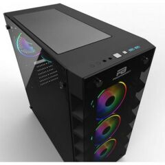 POWER BOOST X59 RGB 650w 80+ USB 3.0 Tempered Glass 6 xRGB Fanlı Gaming Kasa