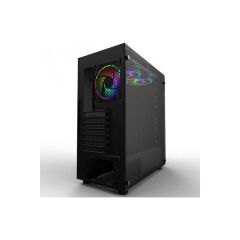 POWER BOOST X59 RGB 650w 80+ USB 3.0 Tempered Glass 6 xRGB Fanlı Gaming Kasa