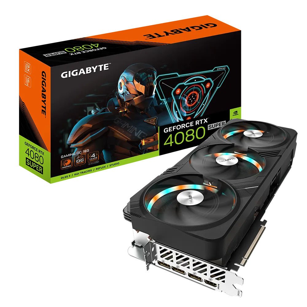 GIGABYTE GeForce RTX 4080 SUPER GAMING OC 16GB GDDR6X 256 Bit DLSS 3 Ekran Kartı