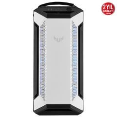 ASUS TUF GAMING GT501 White Edition RGB Tempered Glass USB 3.1 Mid Tower Kasa