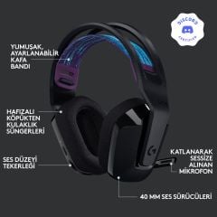 Logitech G535 LIGHTSPEED Siyah Kablosuz Gaming Kulaklık