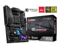 MSI MPG B550 GAMING PLUS 4400MHz(OC) DDR4 Soket AM4 M.2 HDMI DP ATX Anakart