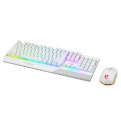 MSI Vigor GK30 Türkçe RGB Beyaz Klavye Mouse Gaming Combo Set