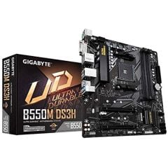 GIGABYTE B550M DS3H 4000MHz(OC) DDR4 Soket AM4 M.2 HDMI DVI mATX Anakart