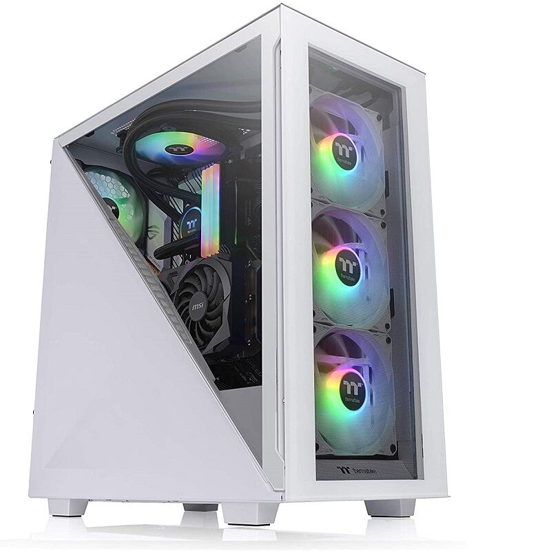 Thermaltake Divider 300 TG ARGB Tempered Glass USB 3.0 Beyaz ATX Kasa