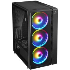 GameBooster GB-H001C 750W 80+ BRONZE USB 3.0 ARGB Fanlı Siyah E-ATX Kasa