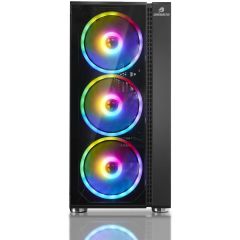 GameBooster GB-H001C 750W 80+ BRONZE USB 3.0 ARGB Fanlı Siyah E-ATX Kasa