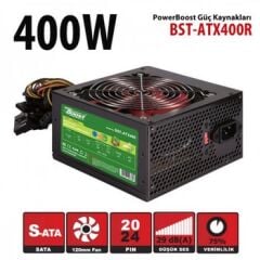 POWER BOOST BST-ATX400R 400W 120mm Fanlı PSU