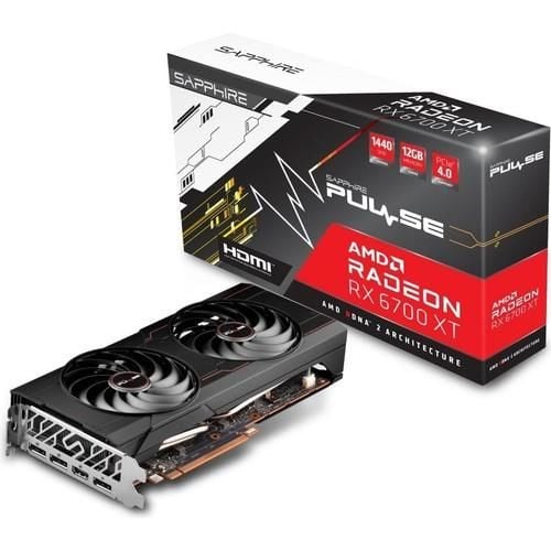 Sapphire Radeon RX 6700 XT Pulse Gaming 12GB GDDR6 192 Bit Ekran Kartı