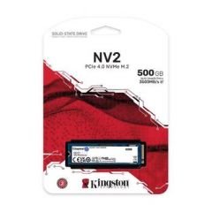 Kingston NV2 500GB Gen4x4 NVMe M.2 2280 SSD (3500MB Okuma / 2100MB Yazma)