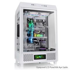 Thermaltake The Tower 500 TG Tempered Glass Snow Edition USB 3.2 Mid Tower Kasa