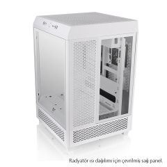 Thermaltake The Tower 500 TG Tempered Glass Snow Edition USB 3.2 Mid Tower Kasa