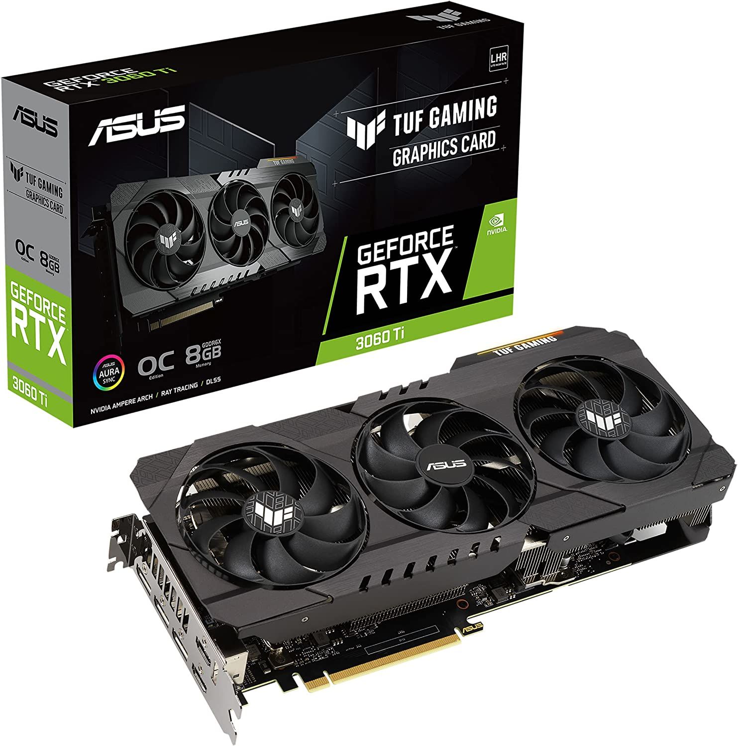 ASUS TUF GAMING GeForce RTX 3060Ti OC Edition ARGB 8GB GDDR6X 256Bit Ekran Kartı