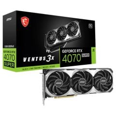 MSI GeForce RTX 4070 SUPER 12G VENTUS 3X OC 12GB GDDR6X 192 Bit DLSS 3 Ekran Kartı
