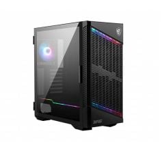 MSI MPG VELOX 100P AIRFLOW A-RGB USB-C 2xUSB 3.2 Tempered Glass Siyah ATX Mid Tower Kasa