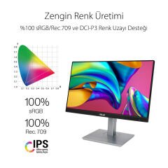 ASUS 23.8'' ProArt Display PA247CV 75Hz 5ms HDMI DP 4xUSB 3.1 USB-C IPS FHD Adaptive-Sync Monitör