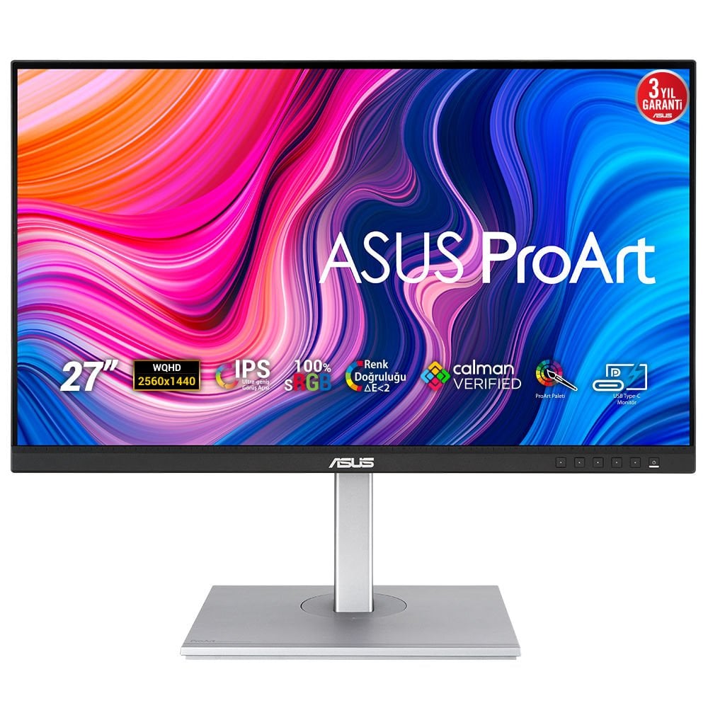 ASUS 27'' ProArt Display PA278CV 75Hz 5ms HDMI 2xDP 4xUSB 3.1 USB-C IPS WQHD Adaptive-Sync Gaming Monitör
