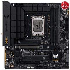ASUS TUF GAMING B760M-PLUS WIFI D4 5333MHz(OC) DDR4 Soket 1700 M.2 HDMI DP mATX Anakart