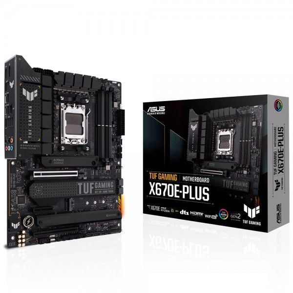 ASUS TUF GAMING X670E-PLUS 6400MHz(OC) DDR5 Soket AM5 HDMI DP M.2 ATX Anakart