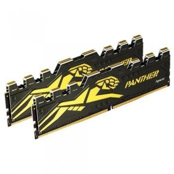 Apacer Panther Black-Gold 32GB (2x16GB) 3200Mhz CL16 DDR4 Gaming Ram (AH4U32G32C2827GAA-2)
