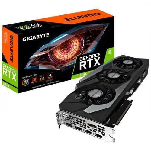 GIGABYTE GeForce RTX 3080 GAMING OC 10GB GDDR6X 320Bit DX12 Nvidia Ekran Kartı