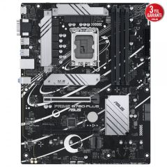ASUS PRIME B760-PLUS 7200MHz(OC) DDR5 Soket 1700 M.2 HDMI DP VGA ATX Anakart