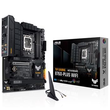 ASUS TUF GAMING B760-PLUS WIFI 7200MHz(OC) DDR5 Soket 1700 M.2 HDMI DP ATX Anakart