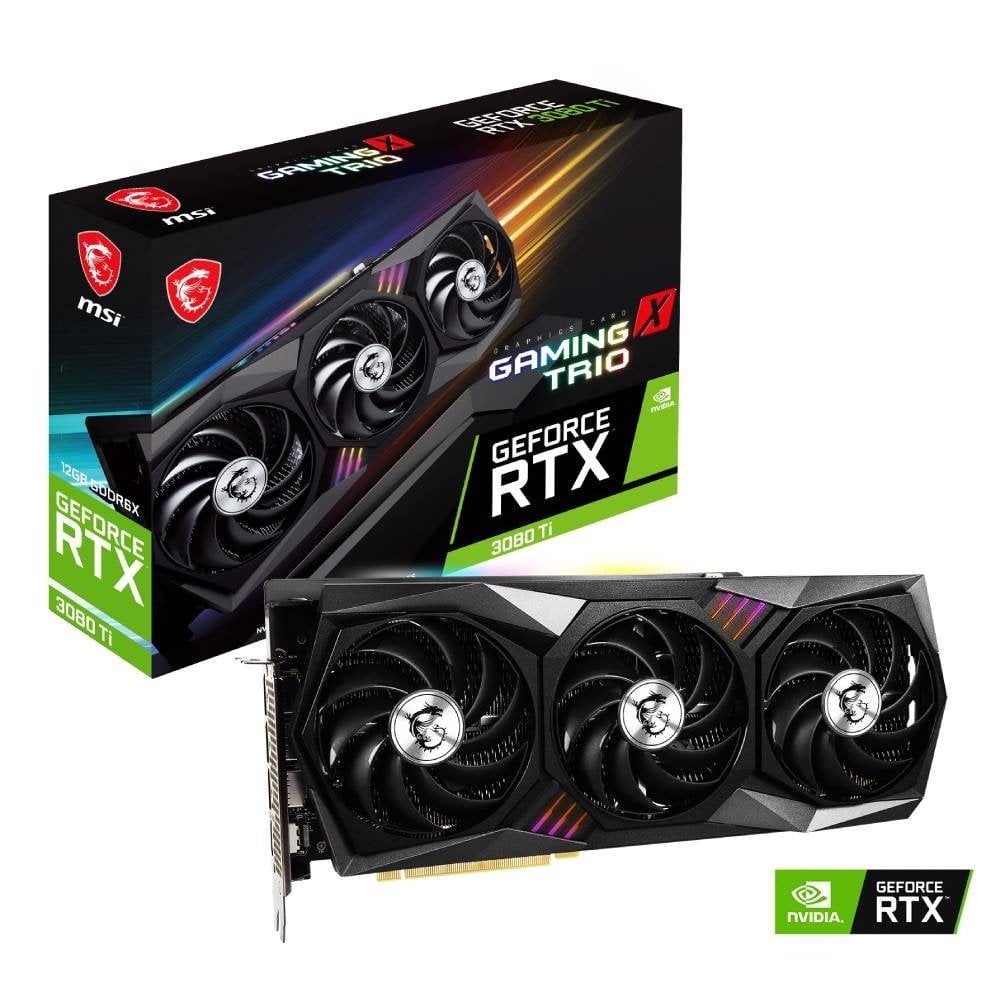 MSI GeForce RTX 3080 Ti GAMING X TRIO 12G GDDR6X 384 Bit LHR Ekran Kartı