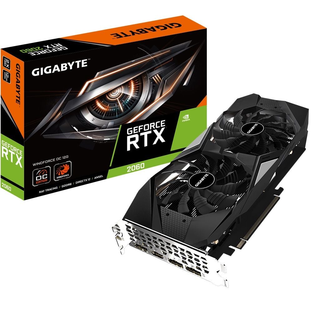 GIGABYTE GeForce RTX 2060 D6 12GB GDDR6 192 Bit Ekran Kartı