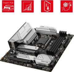 MSI MAG B660M MORTAR WIFI 4800MHz(OC) DDR4 Soket 1700 M.2 HDMI DP mATX Anakart