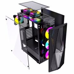 GameBooster GB-G101B 650w 80+ Bronze USB 3.0 Mesh ARGB Fanlı Gaming Kasa