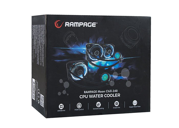 Rampage Moon Chill-240mm Sıvı Soğutma CPU Soğutucu
