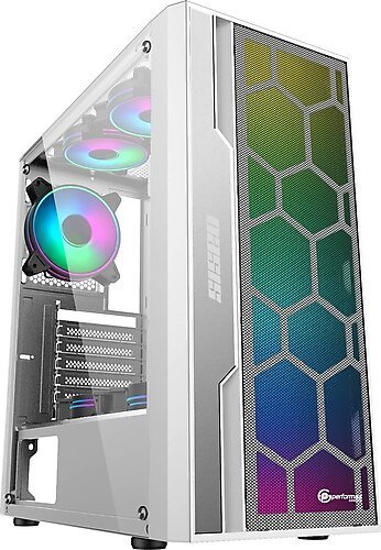 Performax Oasis 650W +80 Bronze PSU ARGB Mid Tower ATX Beyaz Bilgisayar Kasası