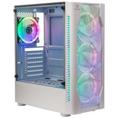 Performax Inferno 650W +80 Bronze PSU ARGB Mid Tower ATX Beyaz Bilgisayar Kasası