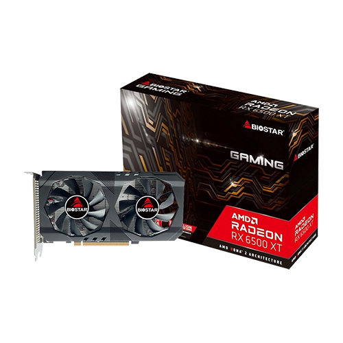 Biostar RX6500XT 4GB 64Bit GDDR6 Ekran Kartı
