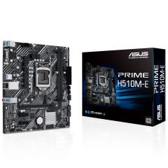 ASUS PRIME H510M-E 3200(OC)MHz DDR4 Soket 1200 M.2 HDMI DP VGA mATX Anakart