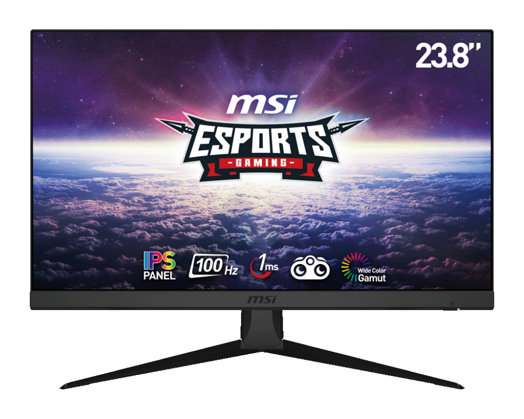 MSI 23.8'' G2412V 100Hz 1ms HDMI DP FreeSync FHD IPS Gaming Monitör